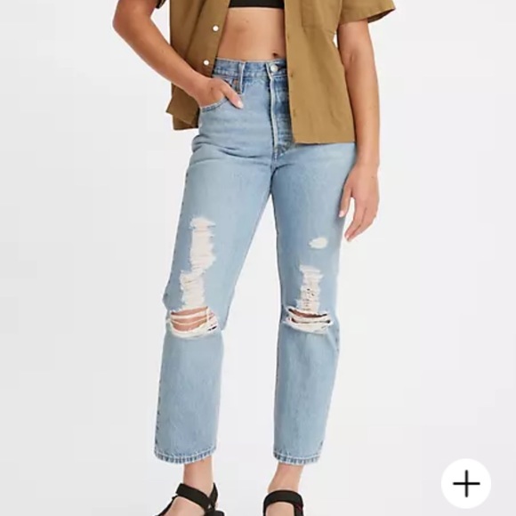 Levi’s 501 original crop size 26 - Picture 5 of 7